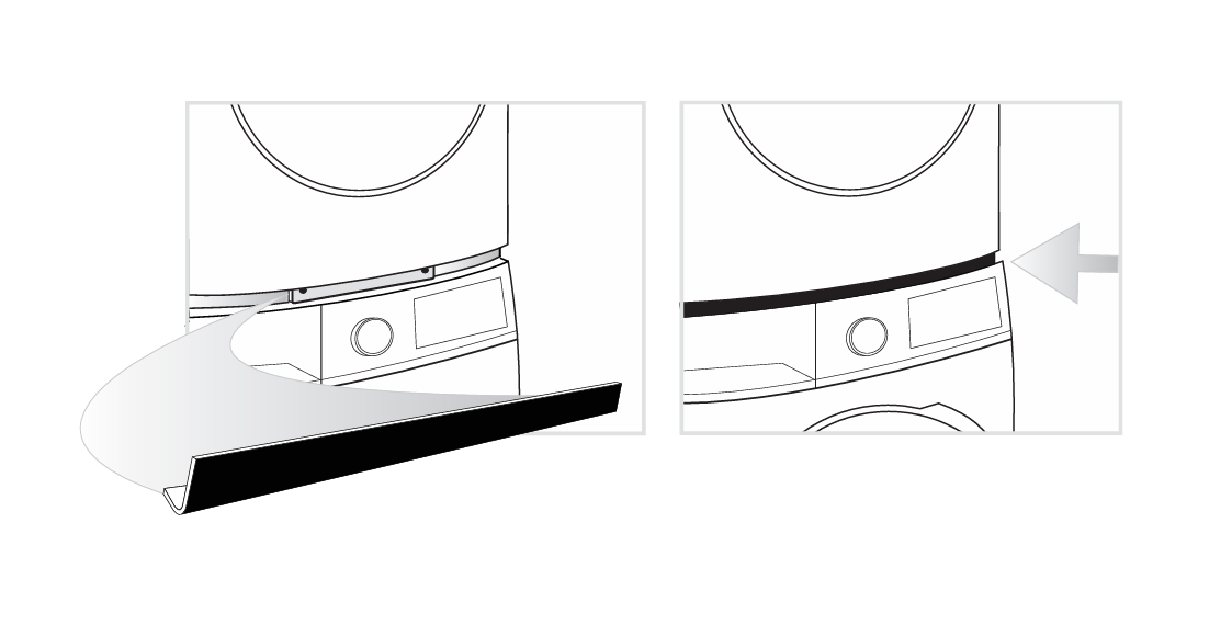 Westland Trim Kit Wfl2500x & Dv1725x. Black