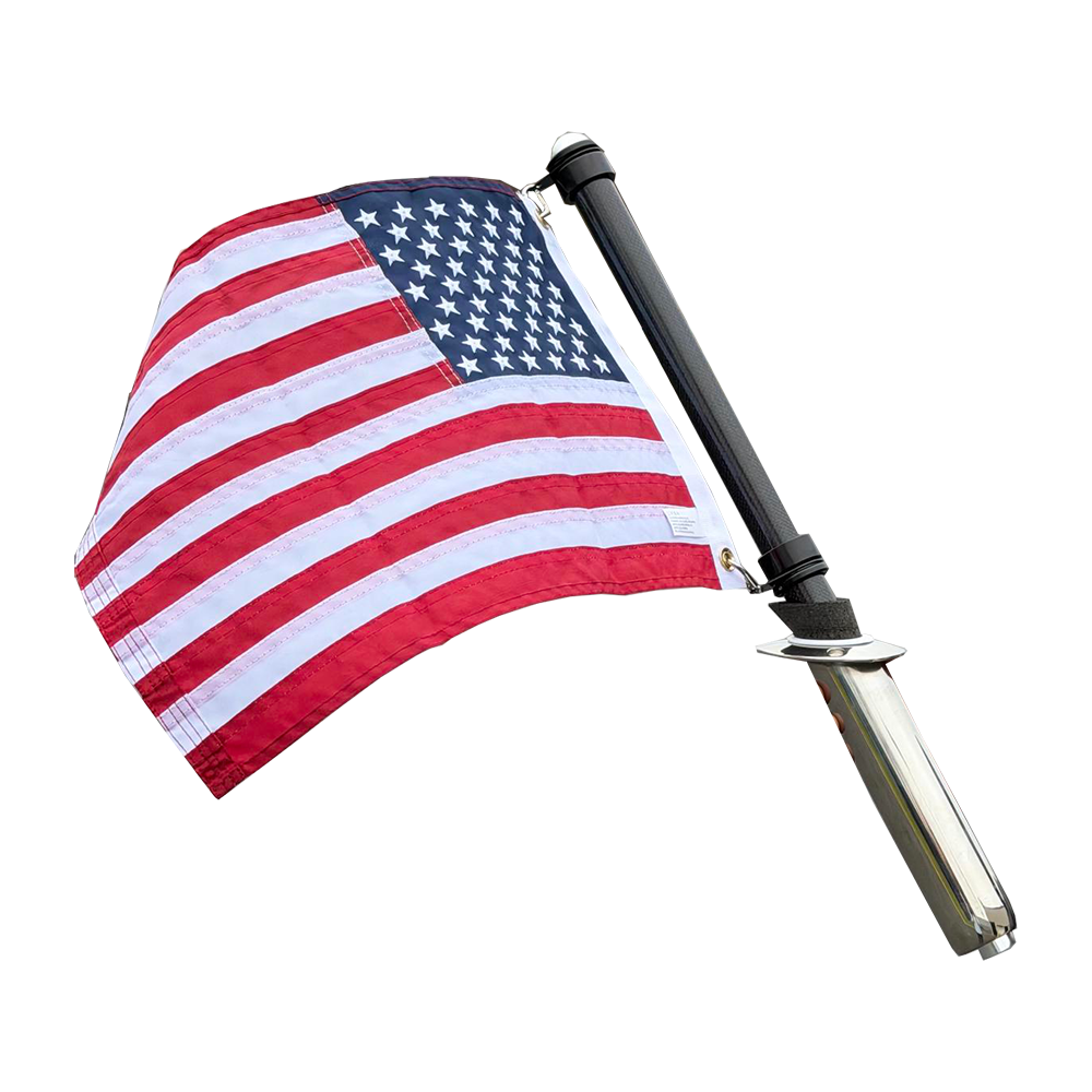 Taco Marine Carbon Fiber Flag Pole With J-Lock (FP0125CF24)