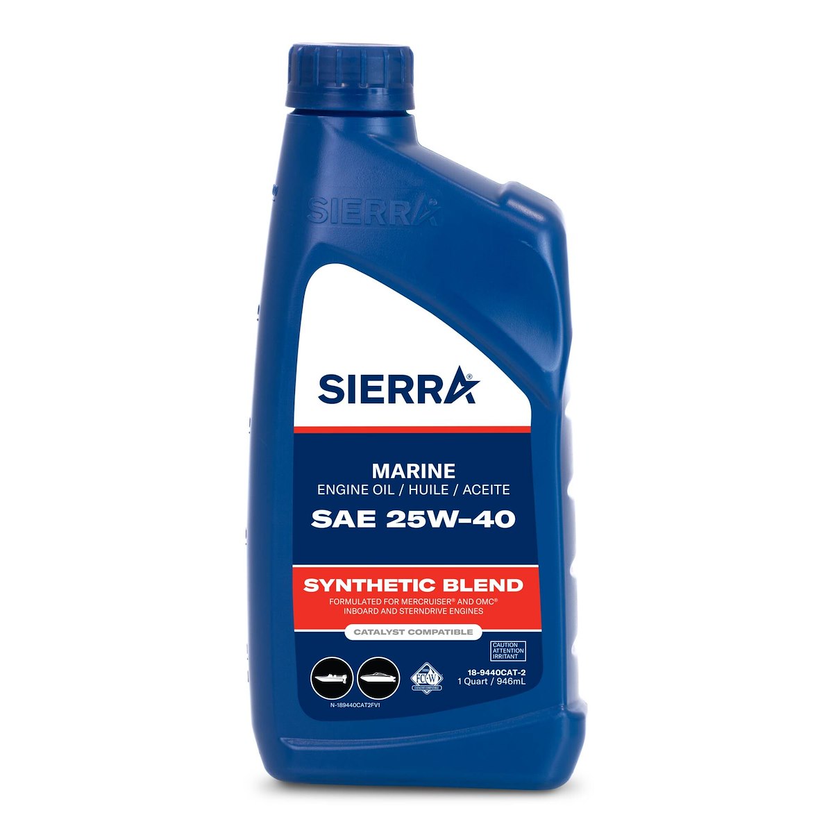 Sierra Catalyst Oil 25w40 Qrt