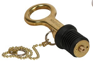 Whitecap 1' Aluminum Bailer Plug - Screw