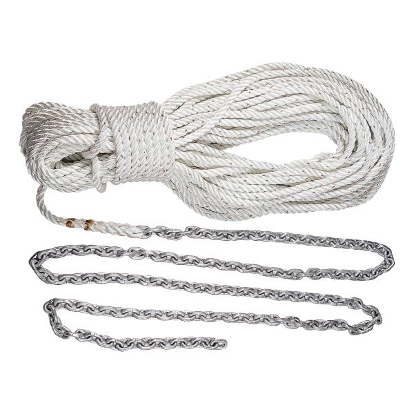 Lewmar Rode - 15'1/4'G4 200'1/2'Rope W-5/1