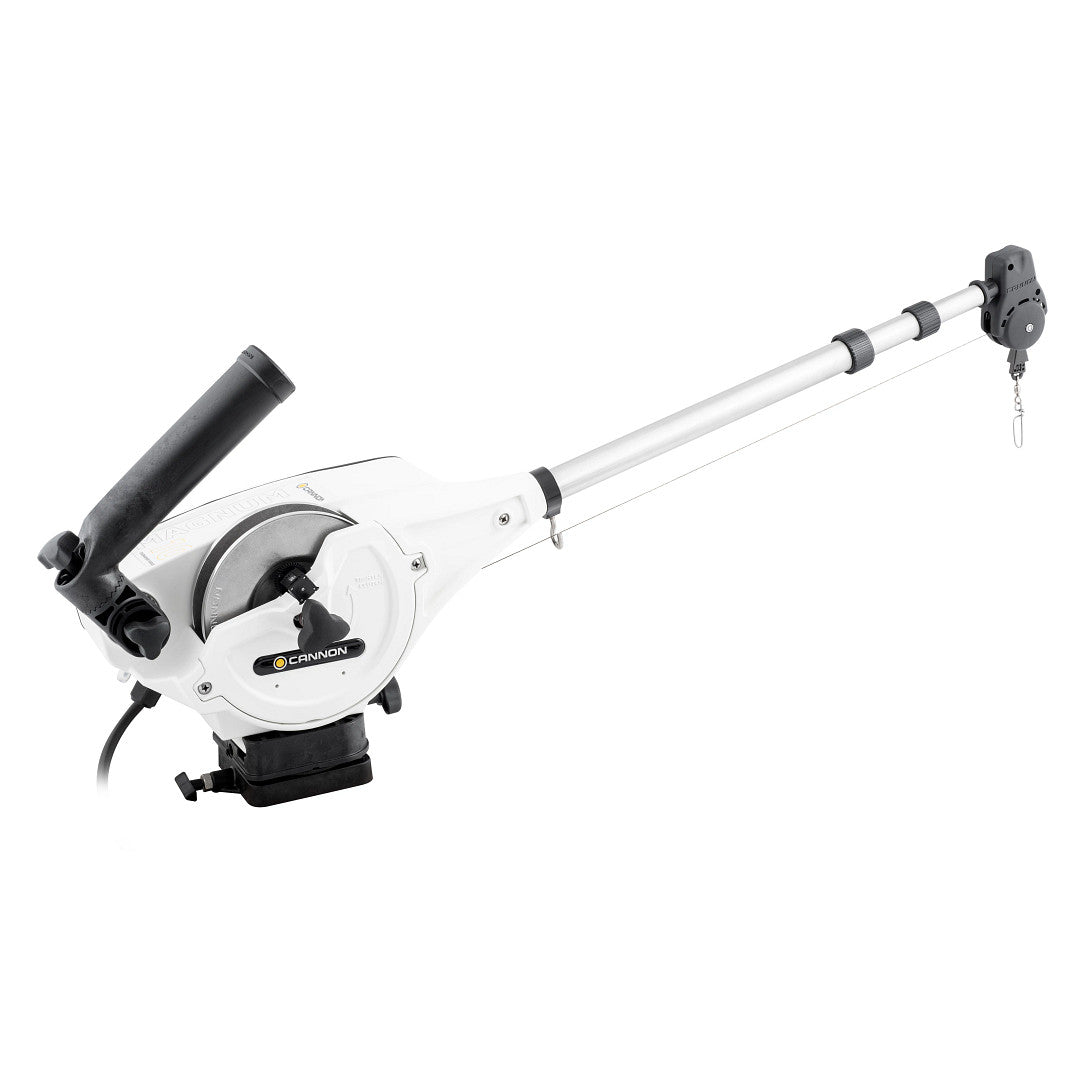 Cannon Dwnrigger Mgnum 10 Stx Ts Elec Wht.
