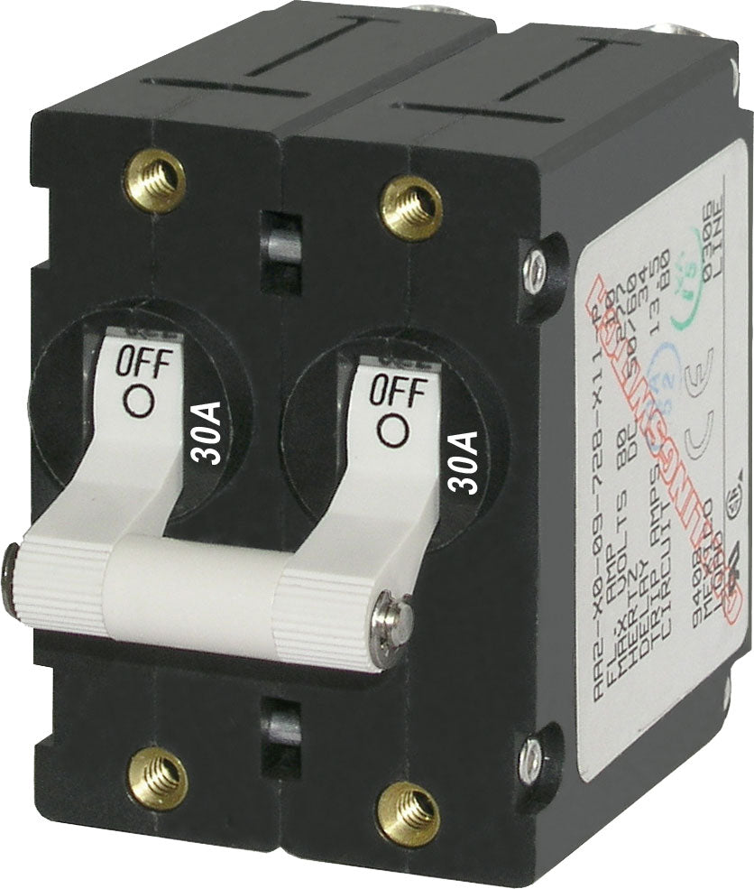 Blue Sea Systems Circuit Breaker Aa2toggle 30a Wht