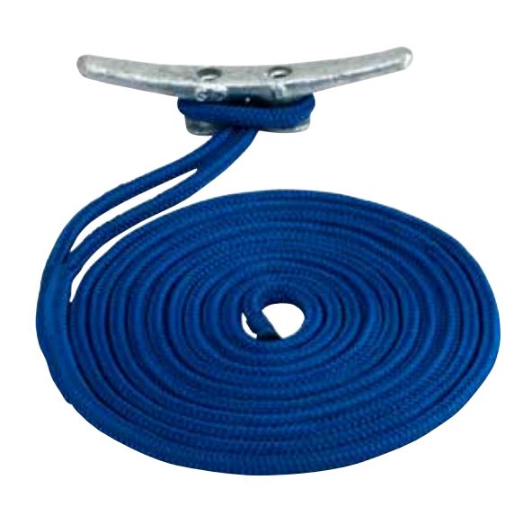 Sea-Dog Double Braided Nylon Dock Line (2110020BL1)