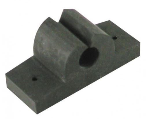 Whitecap 3/8' Black Rubber Tool/Rod Holder