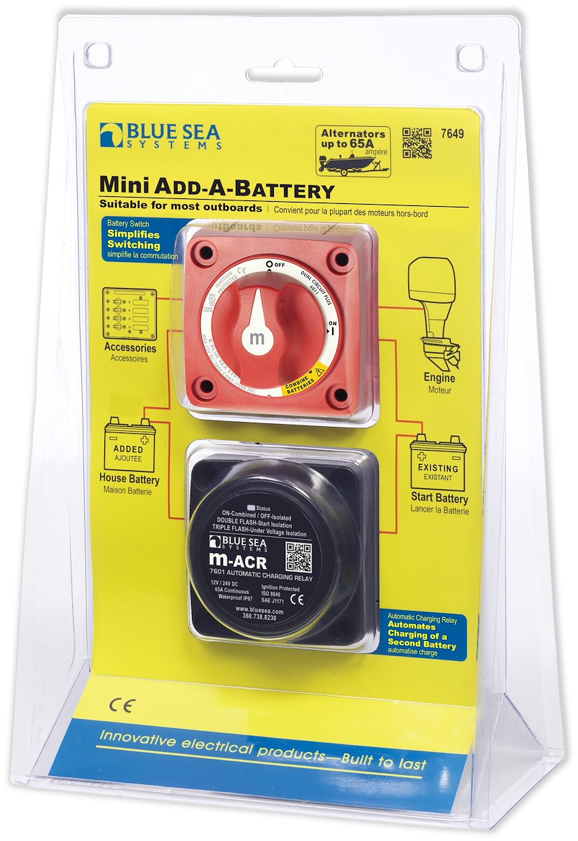 Blue Sea Systems Solenoid Add A Battery Mini