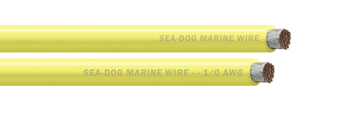 Sea-Dog 1/0 Awg Yellow 50ft Battery Ca Ble