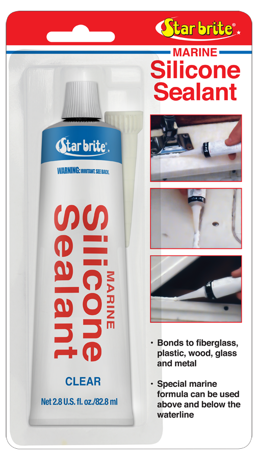 Star brite Silicone Sealant Clear 2.8 Oz.
