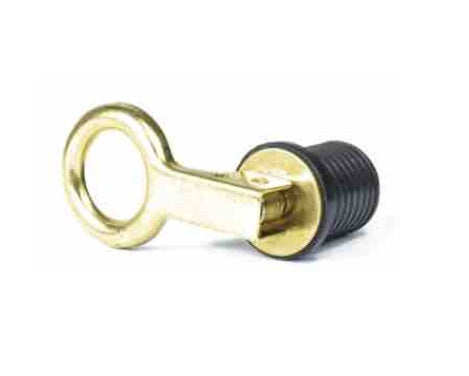 Moeller Drain Plug - Snap Down Brass 1'