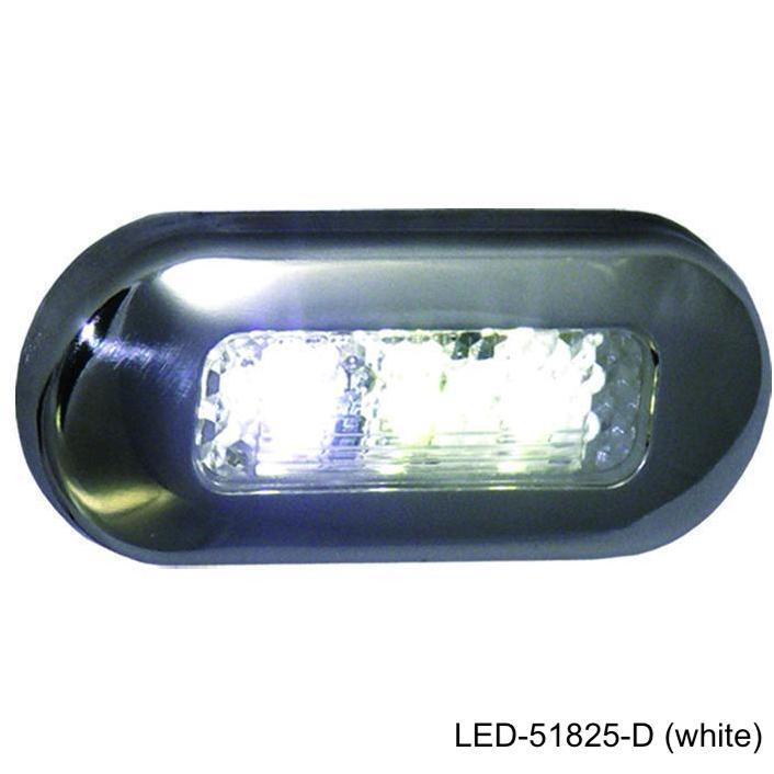 T-H Marine White Oblong Courtesy Led