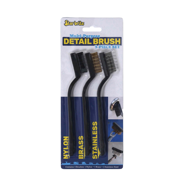 Star brite Detail Brush 3pc Set