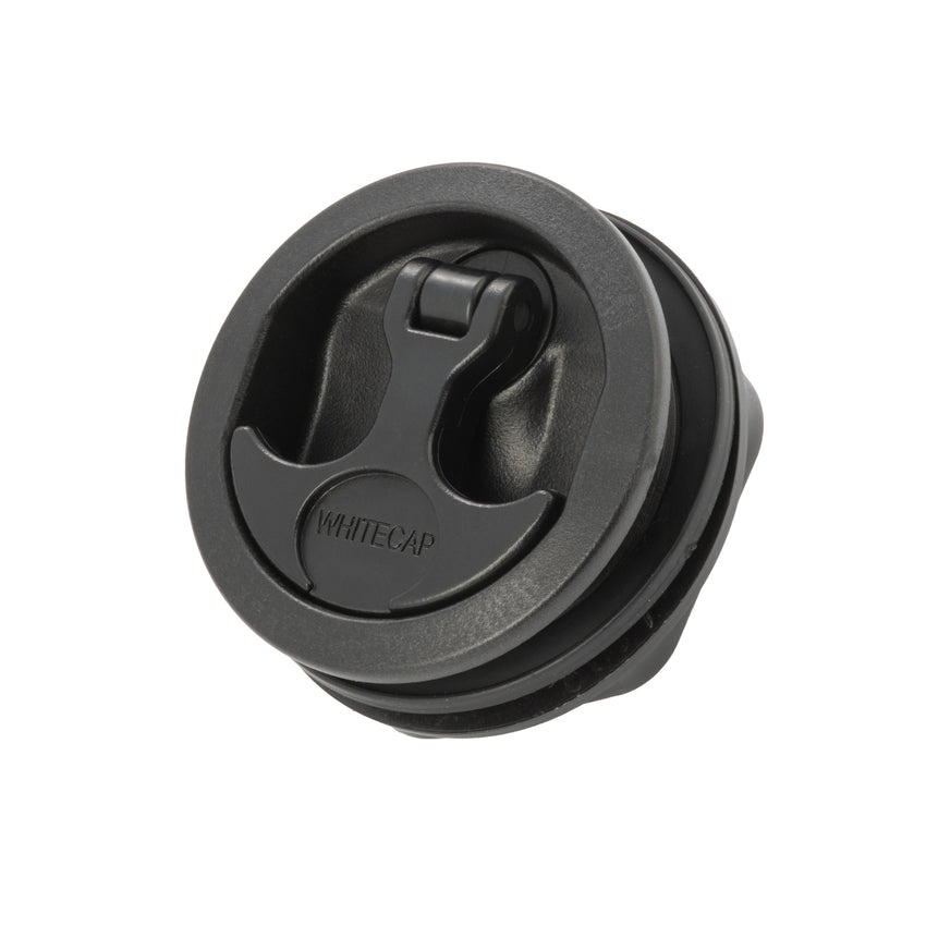 Whitecap Pkgd. Black Nylon T-Handle (Locking