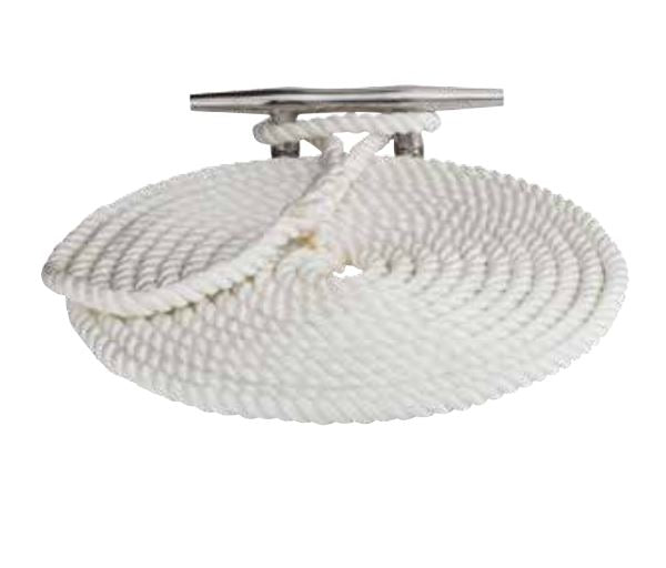 Sea-Dog Twisted Nylon Dock Line 3/8' X (1110015WH1)