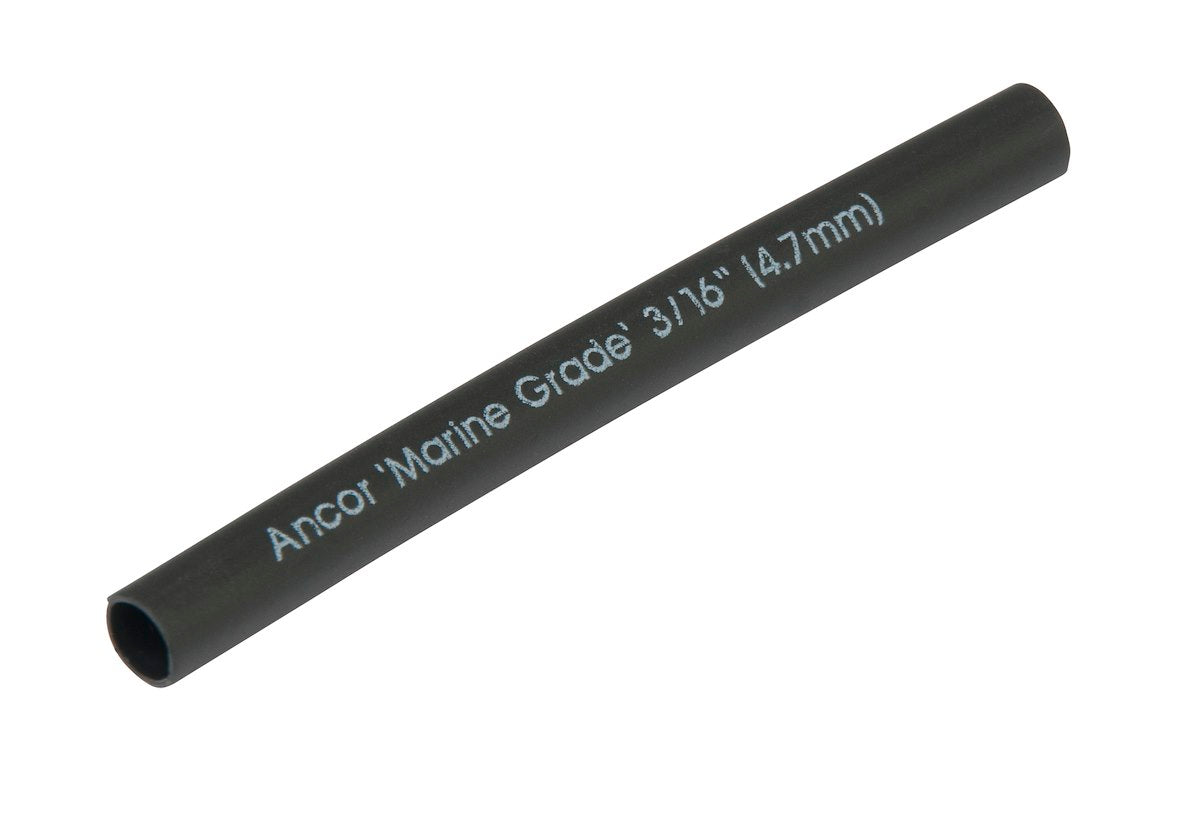 Ancor 3/16' X 3' Black Heat Shrink