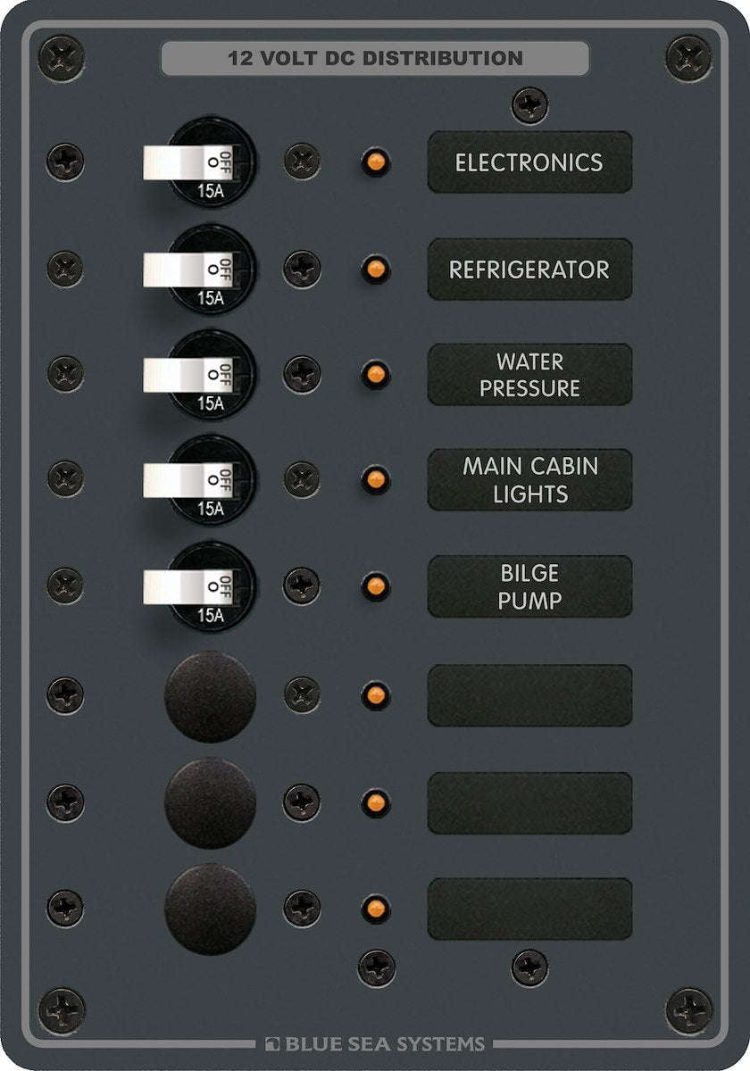 Blue Sea Systems Panel Dc 8pos