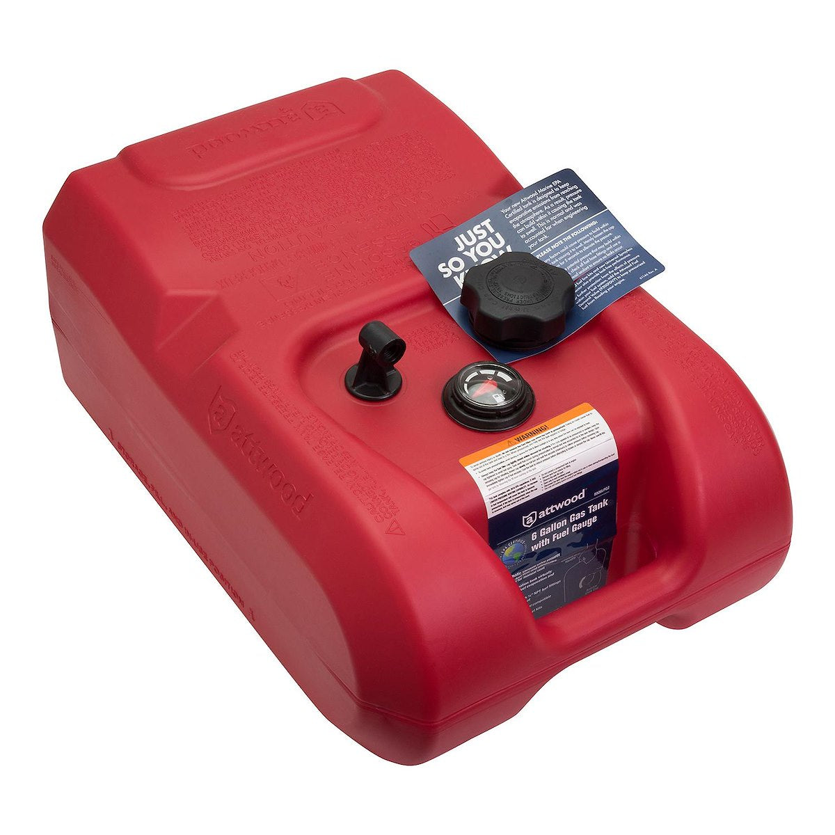 Attwood Asm-Gauge Gas Tank 6 Gal (8806LPG2)