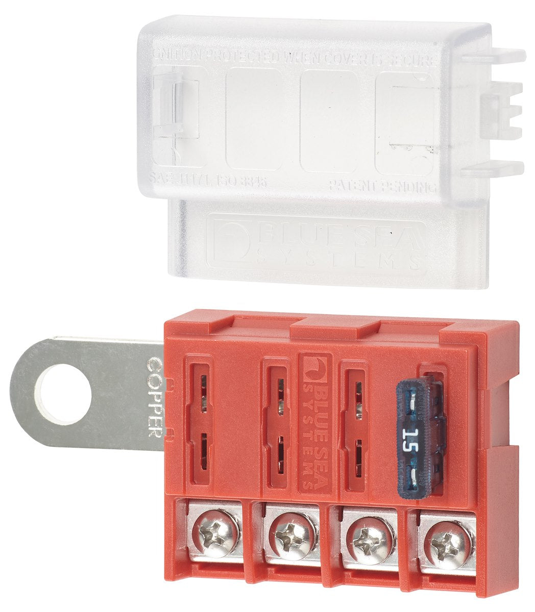 Blue Sea Systems Fuse Block Stblade 4circ