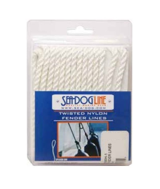 Sea-Dog Double Braided Fender Line 3/8 (2110006WH1)