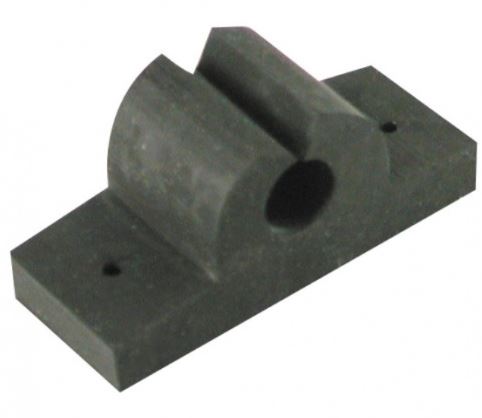 Whitecap 5/8' Black Rubber Tool/Rod Holder