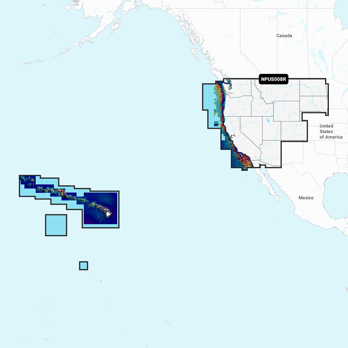 Navionics Us008r U.S. West
