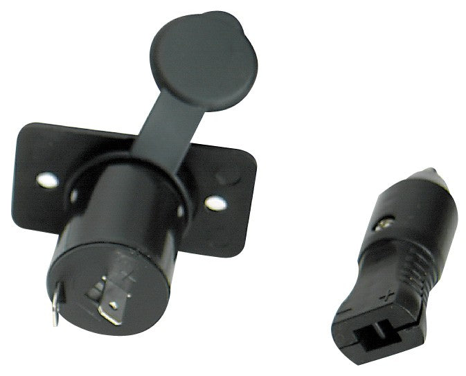 Whitecap Socket & Cap Only Black Nylon
