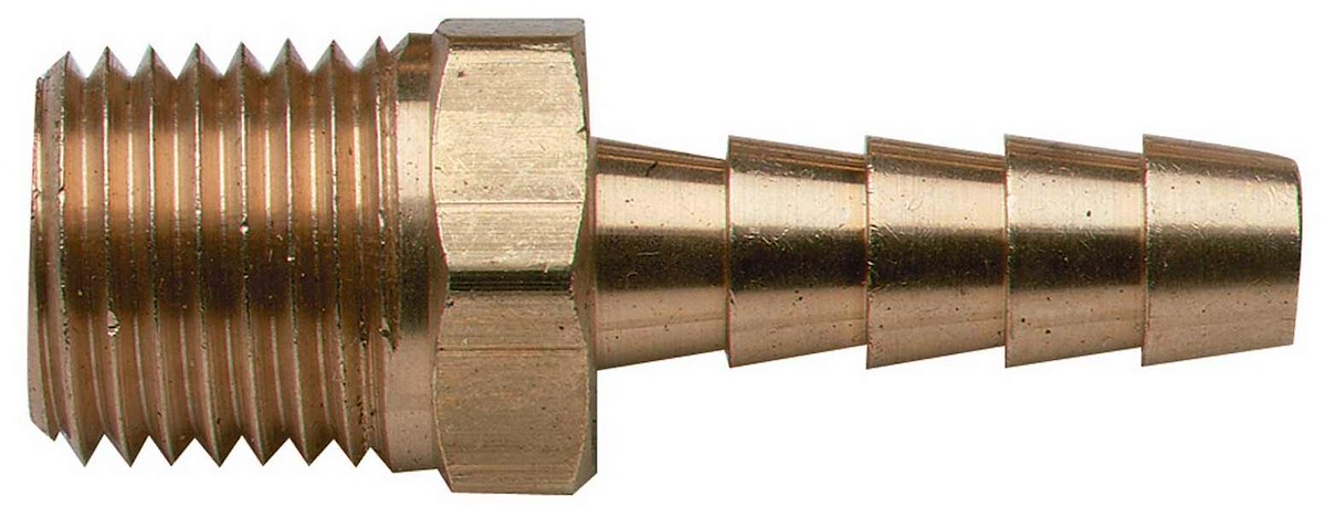 Moeller 1/4 Npt X 1/4' Brs Barb M Thrd