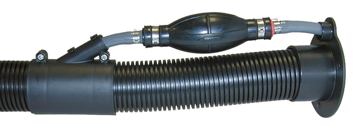 T-H Marine 2' Blk Rigging Flange W/ Fuel Hose
