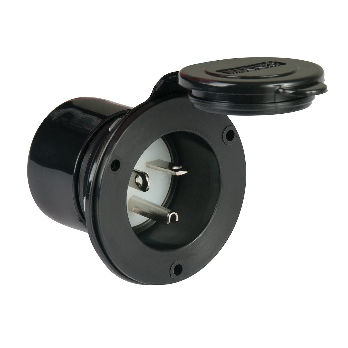 Marinco 20a Inlet Black