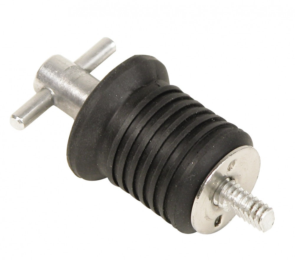Whitecap 1' Aluminum Bailer Plug - Screw Typ