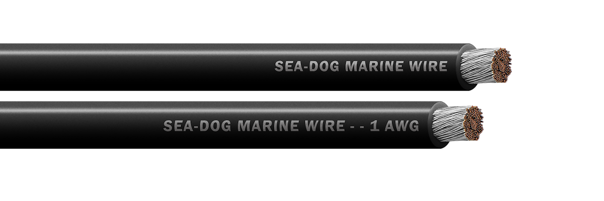 Sea-Dog 1 Awg Black 25ft Battery Cable
