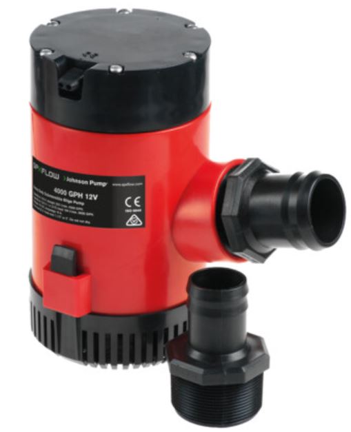 Johnson Pump Hd Bilge Pump 4000gph 12v No Switch