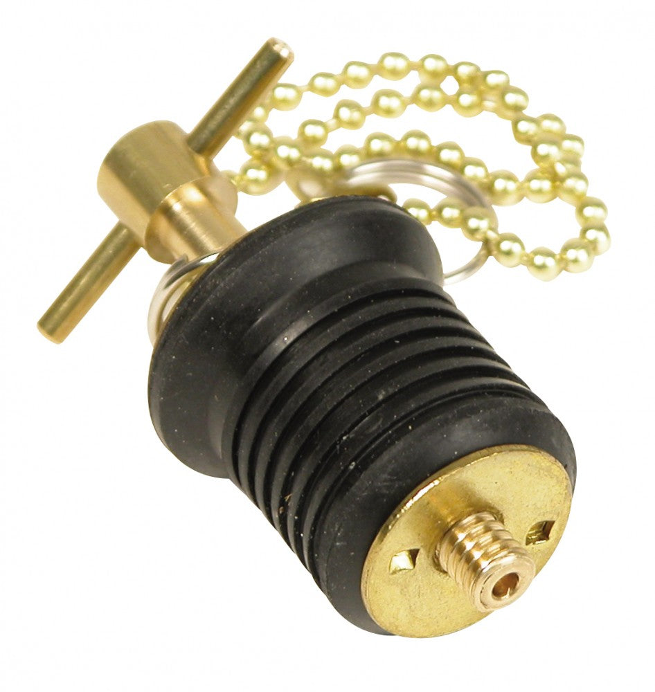 Whitecap 1' Brass Bailer Plug Twist W/ 8' C