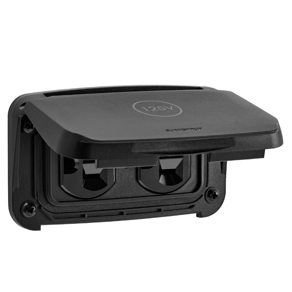 Scanstrut Ventura Series - Dual 125v 20a Ac O