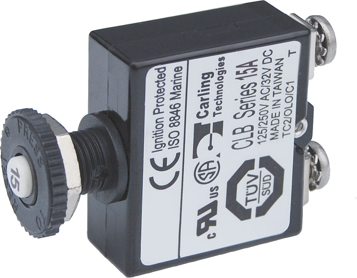 Blue Sea Systems Circuit Breaker Push Button St 15a
