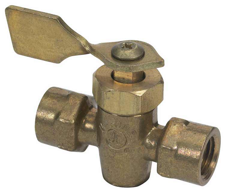 Moeller 1/4 Fnpt M/F Brass Shut-Off
