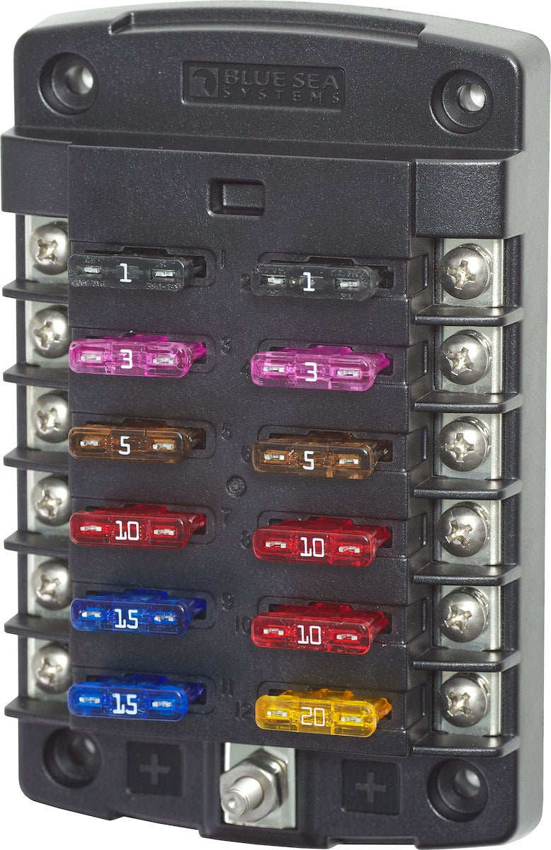 Blue Sea Systems Fuse Block Stblade 12circ