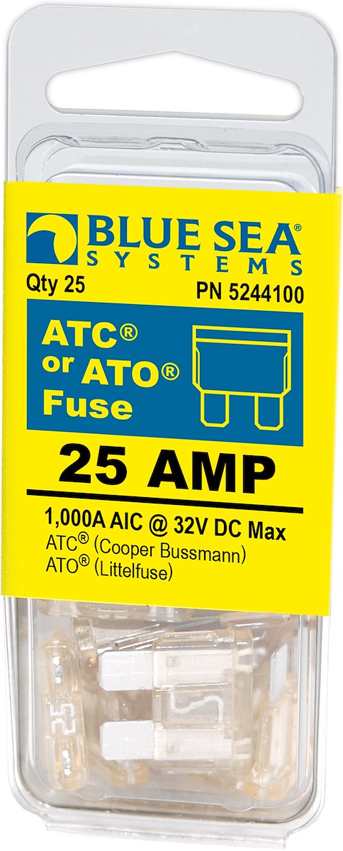 Blue Sea Systems Fuse Ato/Atc 25a Pack 25