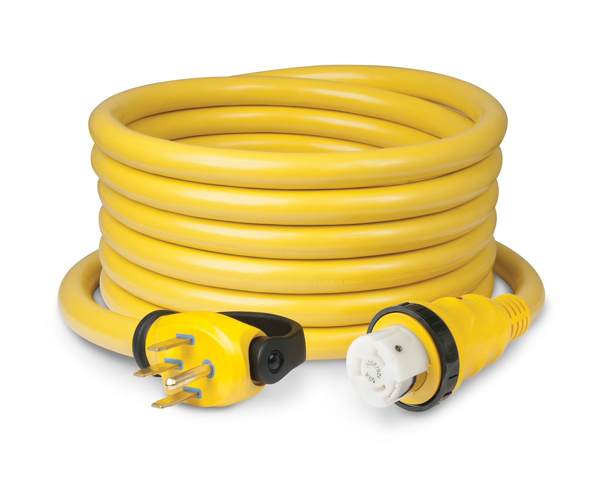 Marinco 50a 25' Cordset W/Led