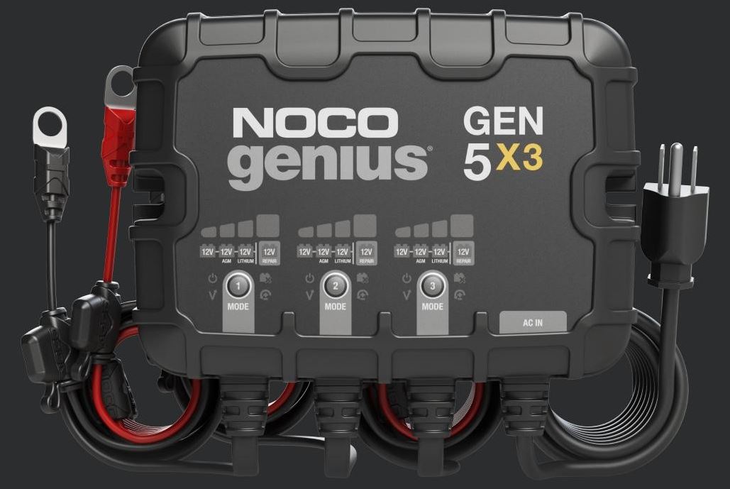 Noco 3-Bank 15a Onboard Battery Charger