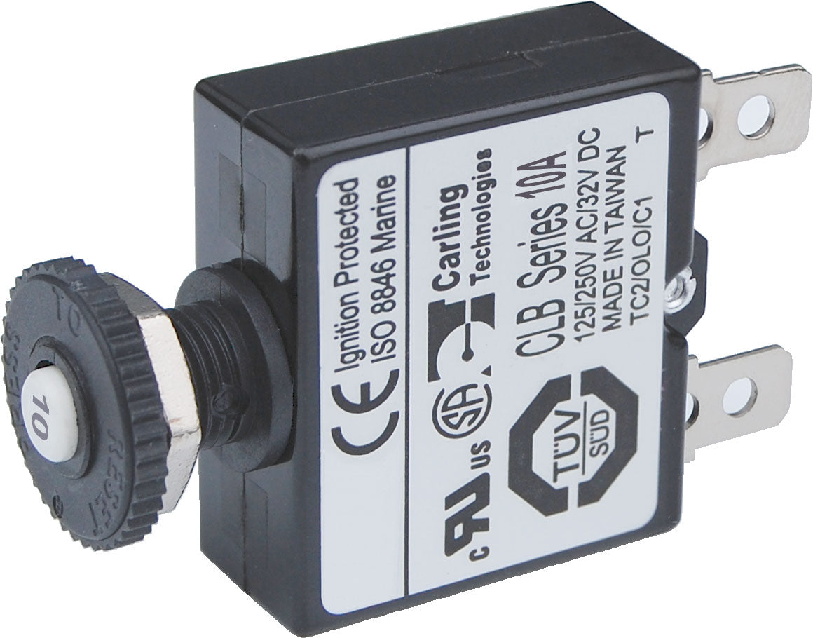 Blue Sea Systems Circuit Breaker Push Butt (7054BSS)