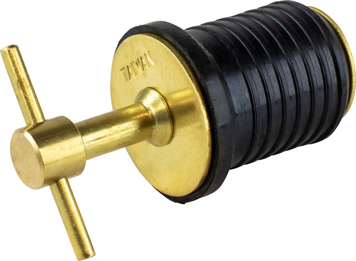 Sea-Dog Brass Tee Handle Drain Plug - (5200821)